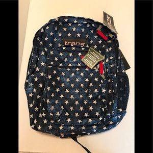 NWT Jansport American Flag Backpack With Stars
